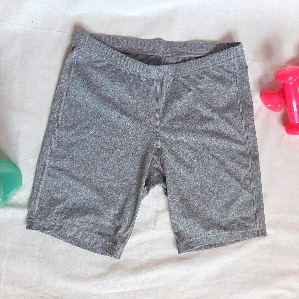 Reebok Play Dry 6" Bicycle High waist Shorts Grey Small